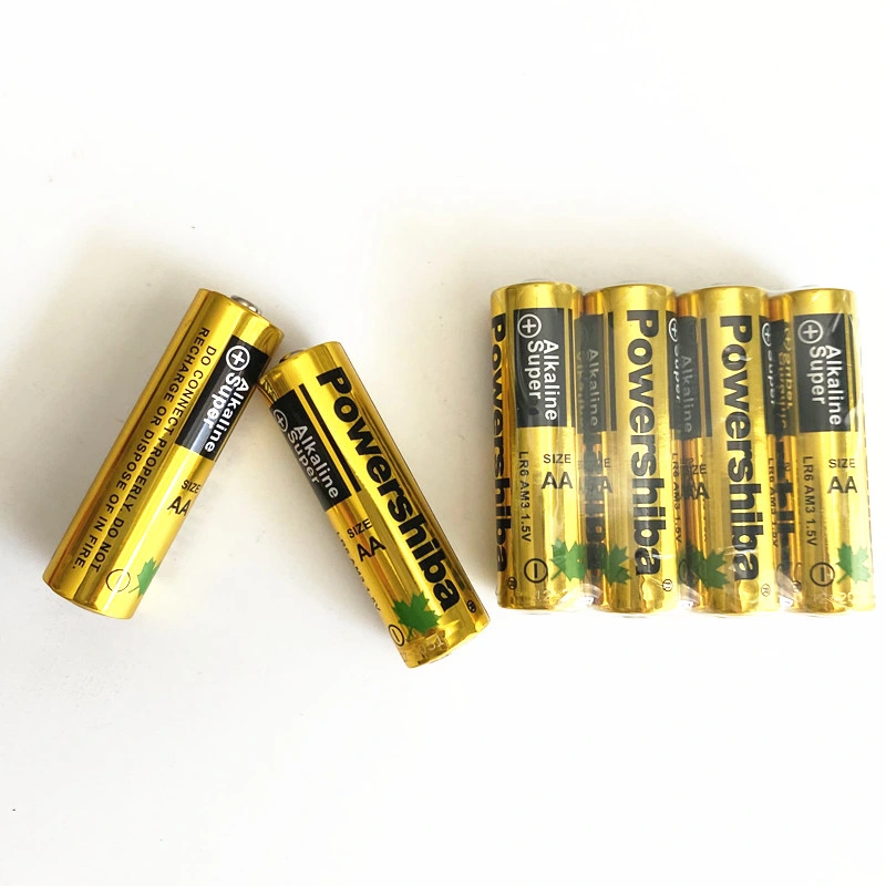 China Manufacture 1.5V Primary Alkaline Dry Battery (LR6-AA)