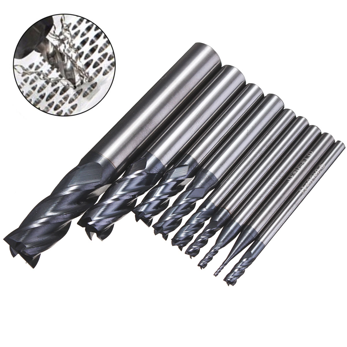 Wholesale/Supplier Price 4 Flutes Tungsten Carbide Inner Corner Radius End Mills Turning Tools for Hardened Steel 45-65HRC