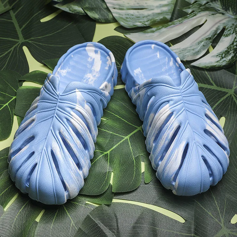 Designer New Hot Couples Slippers Summer Outdoor Thick Bottom Anti Slip Package Head Slippers Sandals for Men