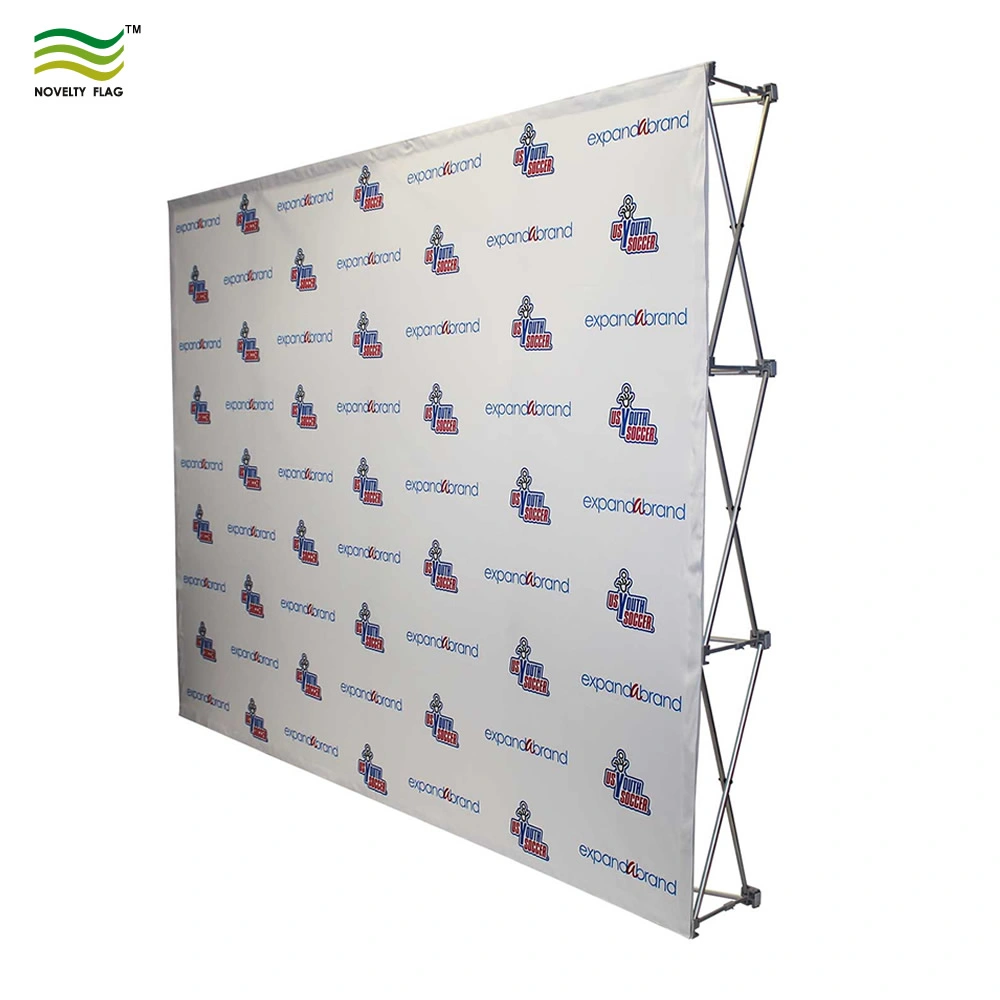 Trade Show Display Backdrop Pop up Media Banner Wall Stand