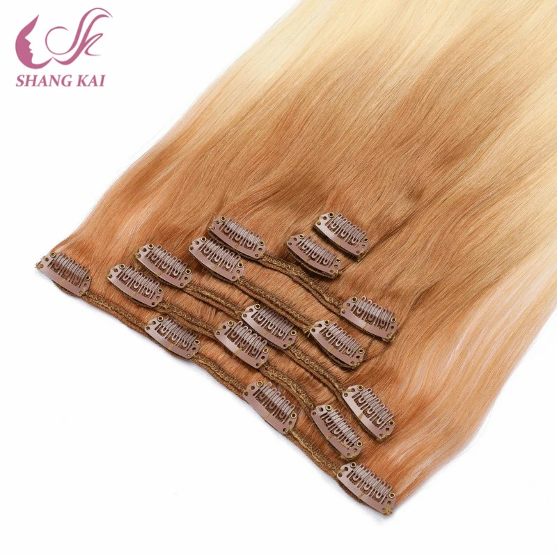 Unprocessed Brazilian Virgin Silicone Free Clip in Hair Extension