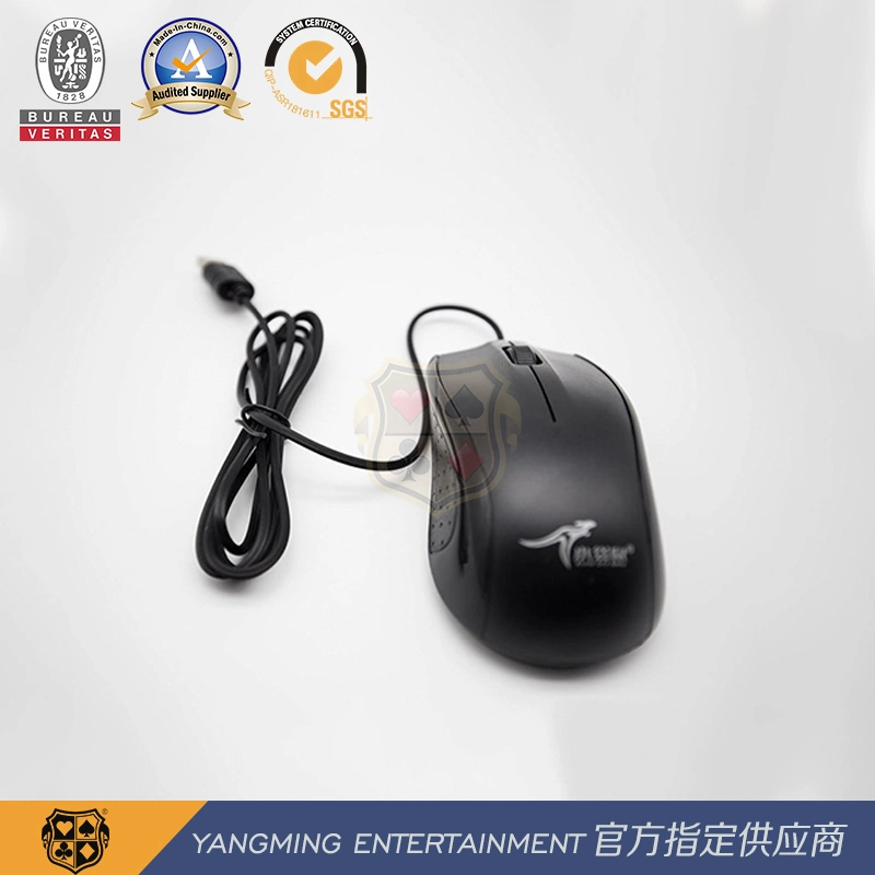 Entretenimento e lazer Black Wired Mouse Baccarat Poker Table System Input Mouse (rato de entrada