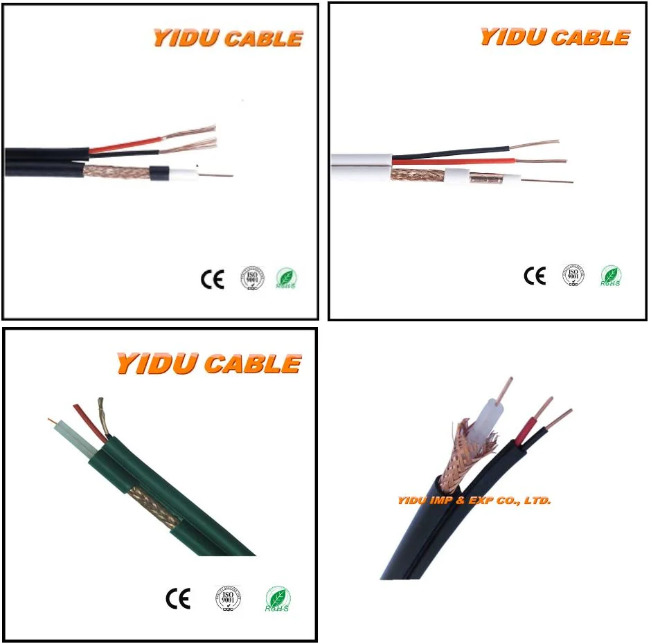 Rg59 + 2c Power Coaxial Cable 75 Ohm Cable for CCTV Camera System