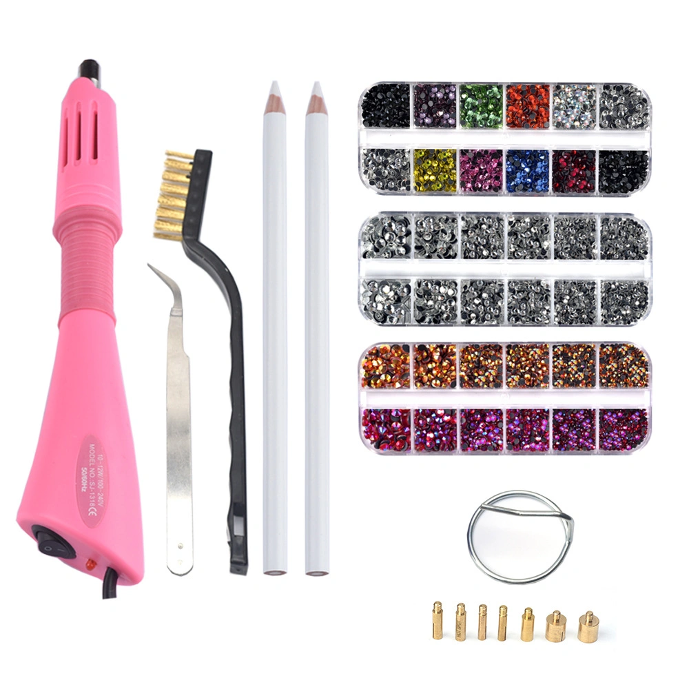 Kit d'outils pour applicateur de Rhinestone à transfert à chaud DIY, Rhinestone Pick Plume