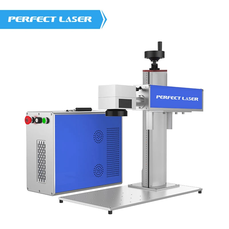 Laser perfeita - Máquina de gravação de marcação a Laser de fibra de plástico de metal de alumínio de Aço