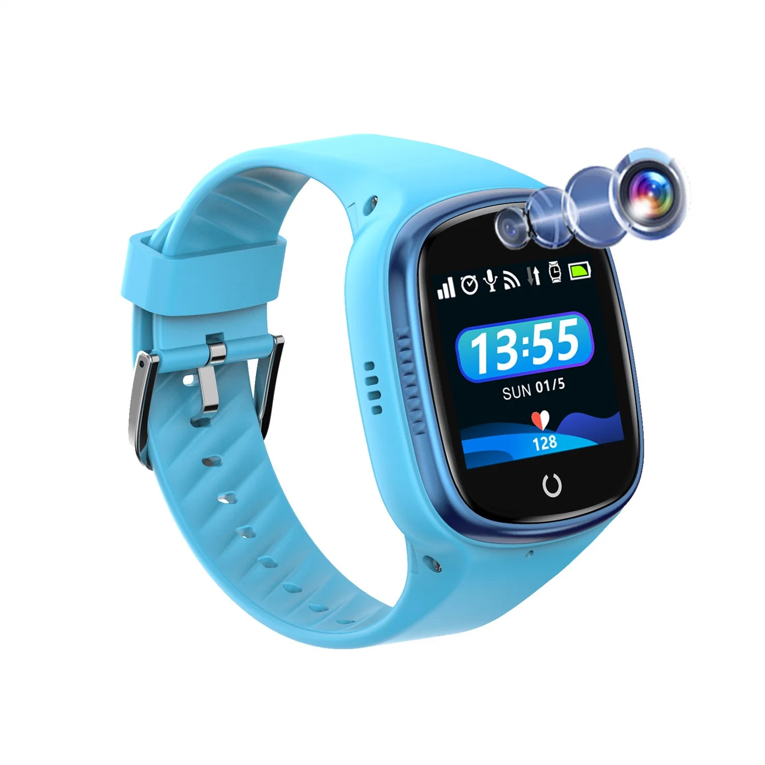 China Fabrik hohe Qualität 4G IP67 Wasserdichte Videoanruf Kind Smart Watch Tracker Kinder GPS SOS mit Entfernungsalarm D51U