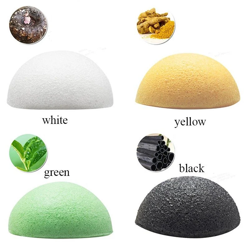 Face Exfoliation Cleaning Sponge Facial Sponge Puff 100% Natural Facial Scrub Face