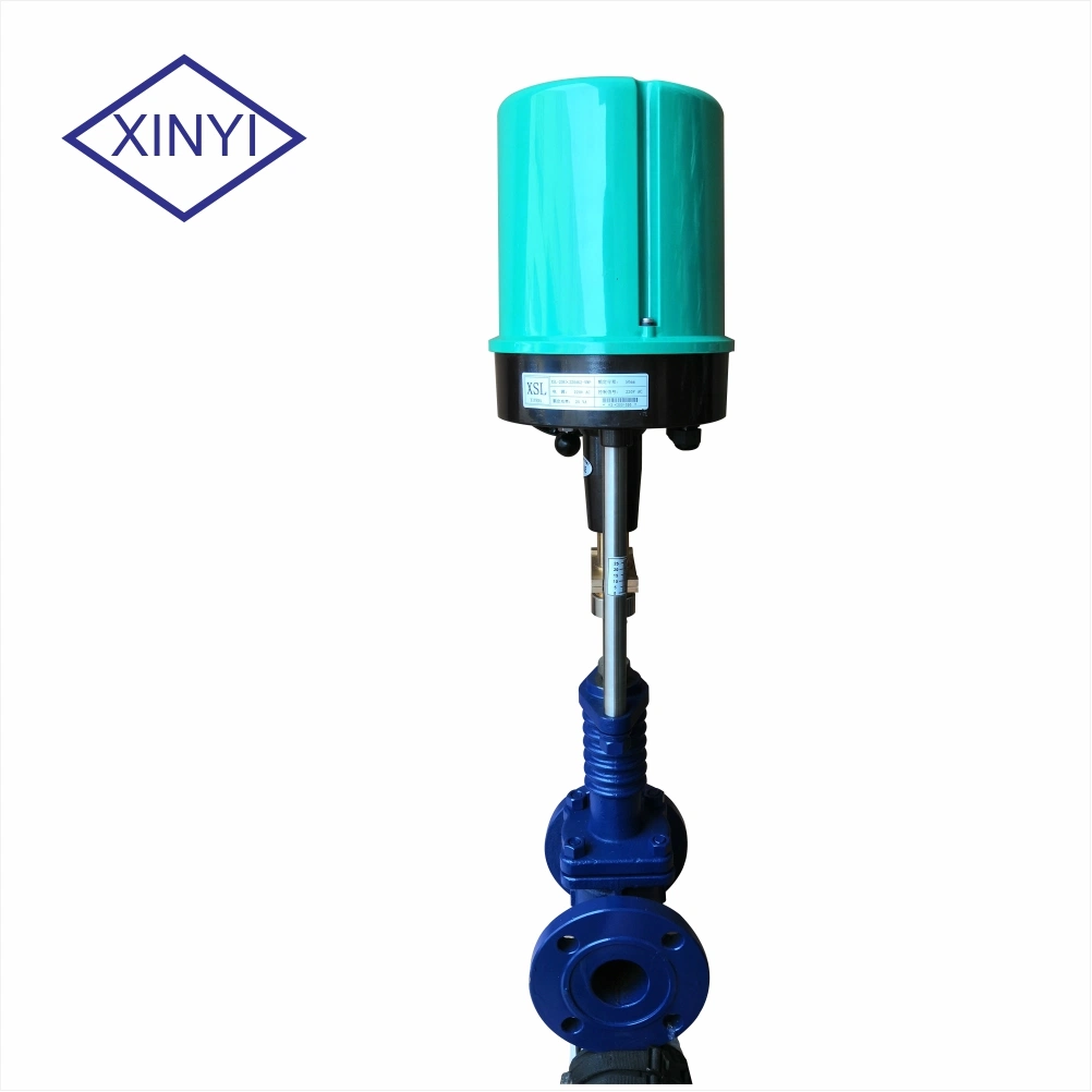 5000nm 4-20mA 220V 50Hz Proportional Steam Control Motorized Valve for Textile Pipelines