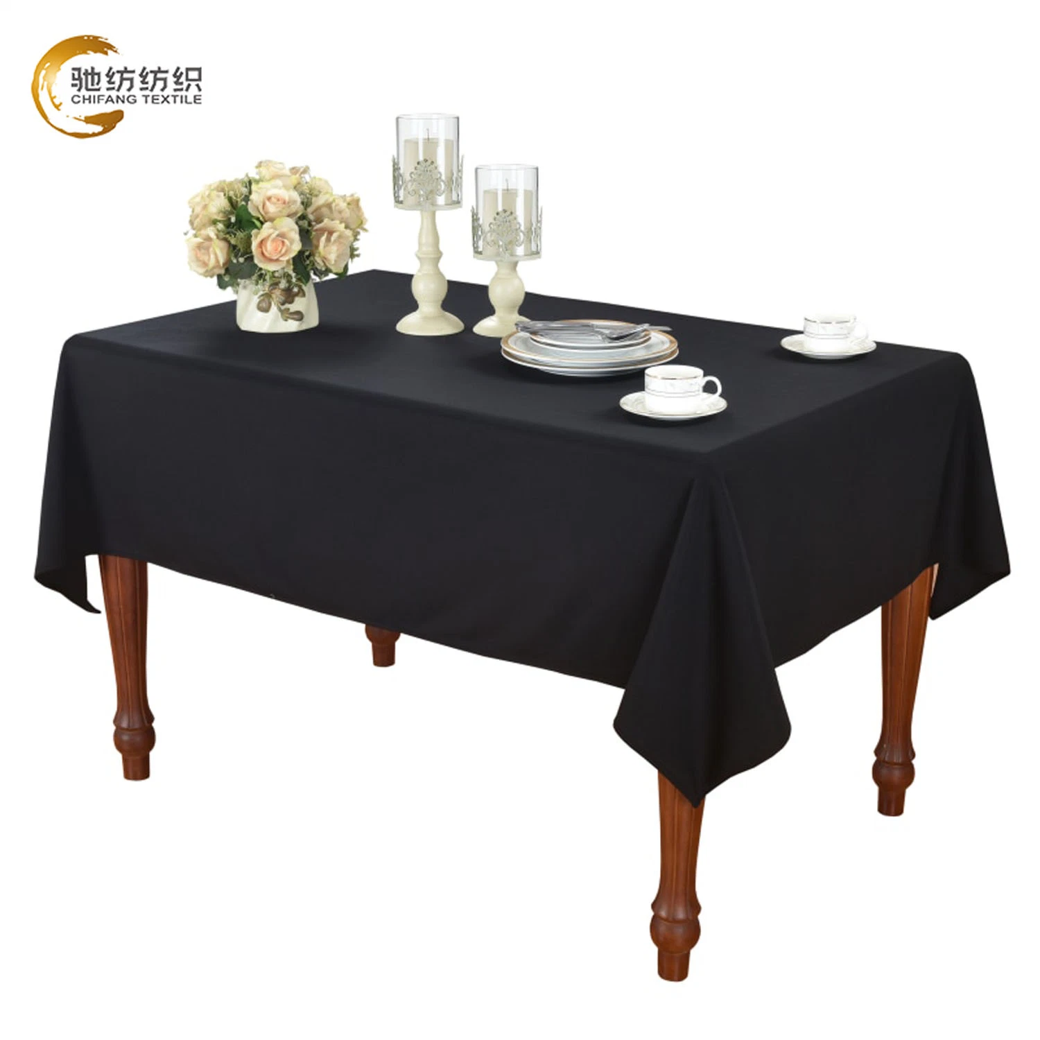 Ropa de mesa rectangular Boda 120 manteles redondos de poliéster para buffet Restaurante