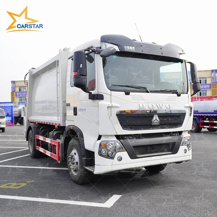 China Manufacturers Heavy Duty HOWO Hydraulic Truck 12/14/16 Cbm Used Garbage Trucks