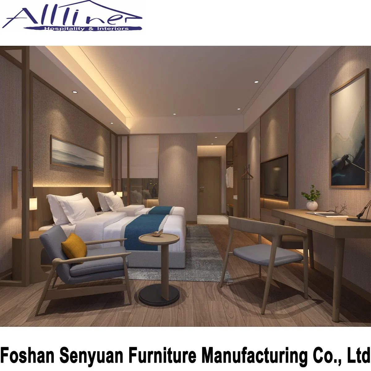 Luxury Customized Hotel Bedroom Office Furniture for Work