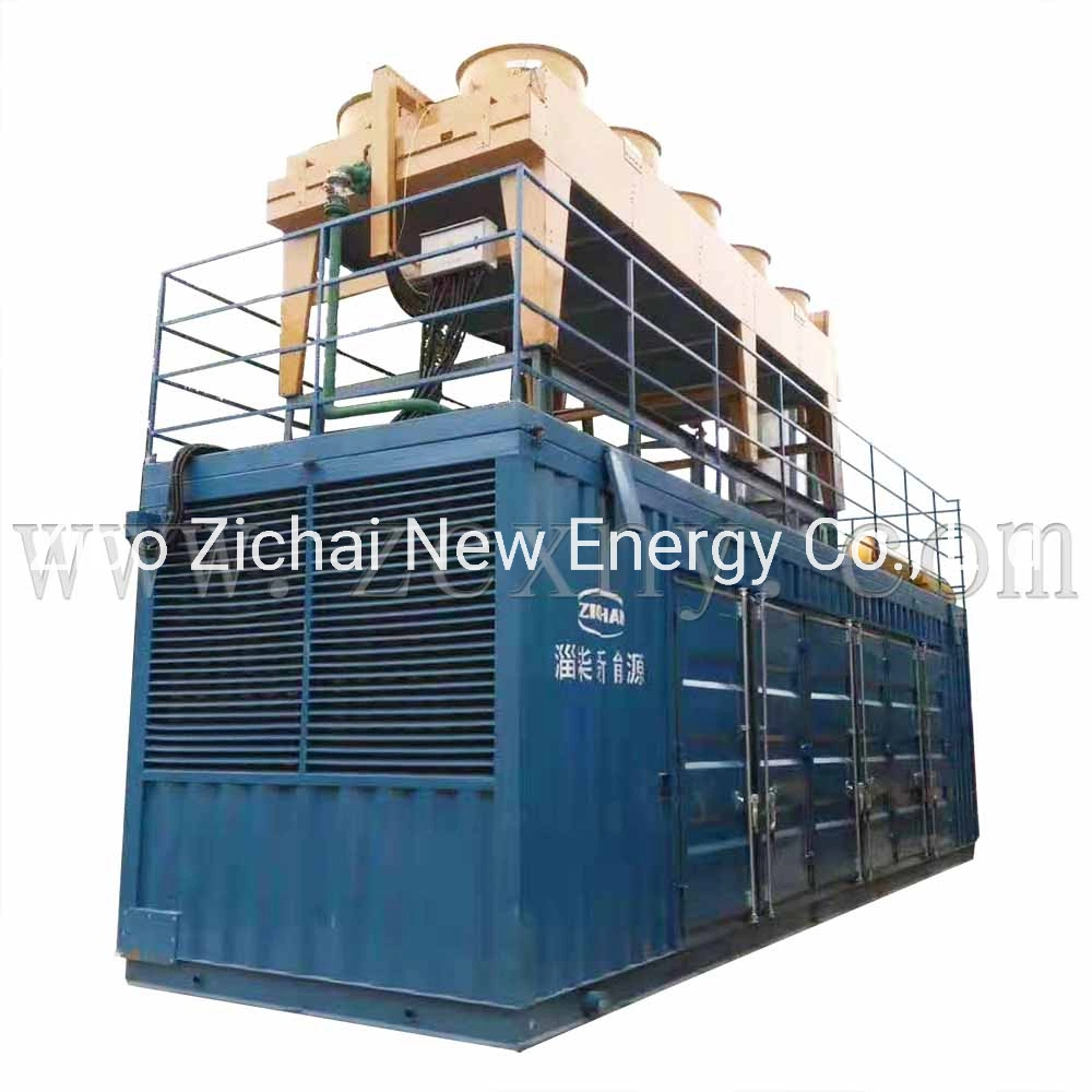 Nicht-schalldichter, containerisierter 12V190 800kW Erdgasgenerator-Satz