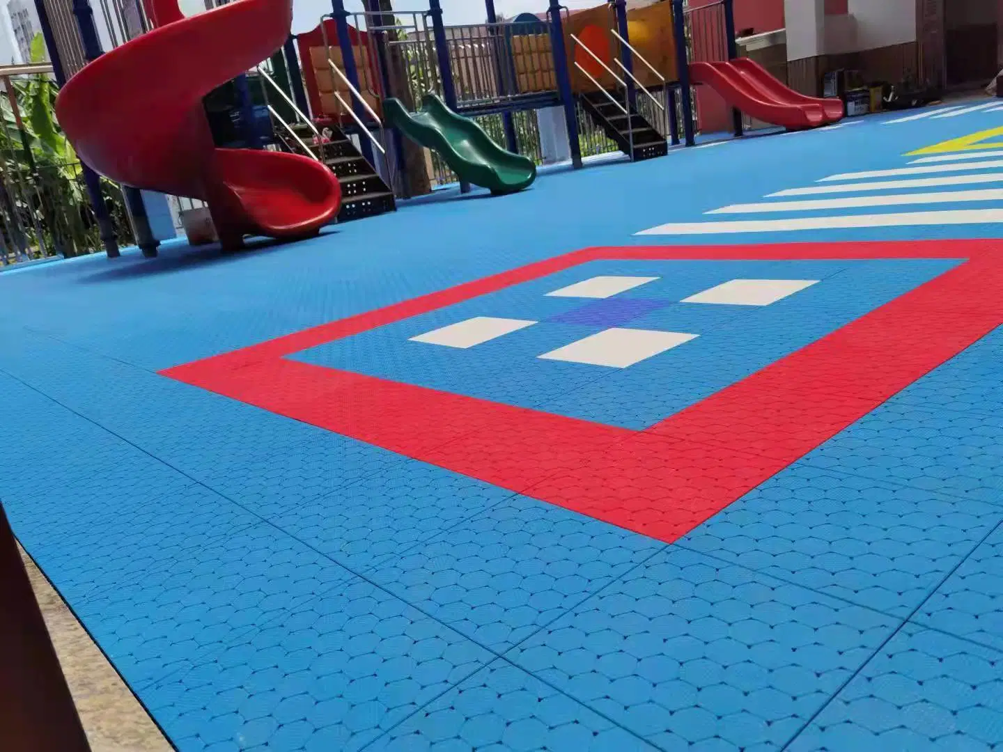 2023 Original Factory Cheap Price Outdoor Kindergarten Plastic Sport Court or Interlocking PP Floor