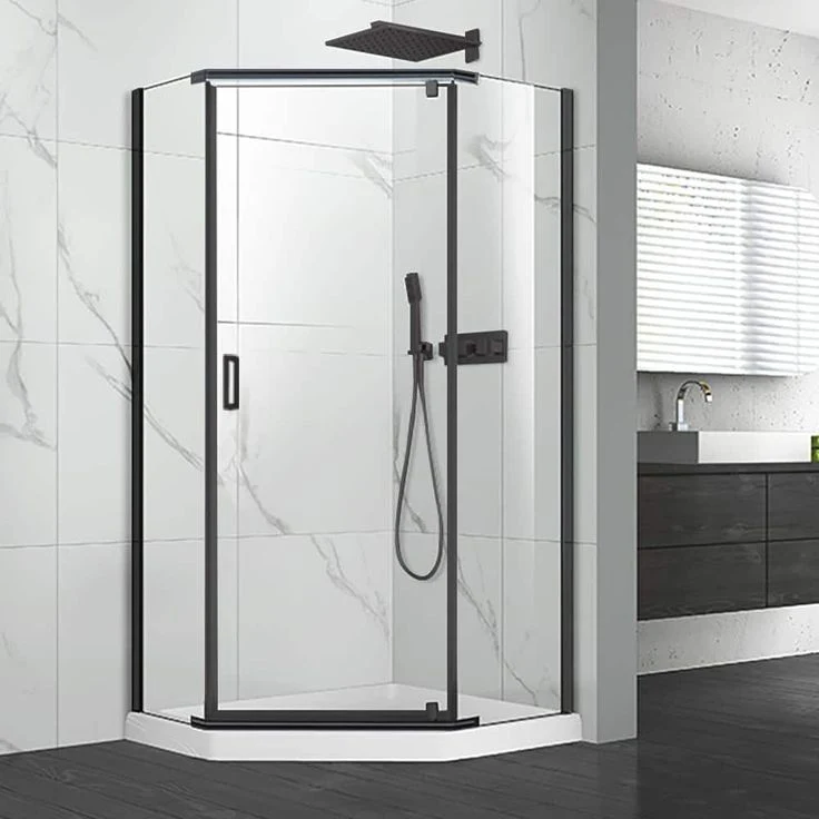 Modern Shower Room Glass Door Toilet Door Swing Door for Bathroom