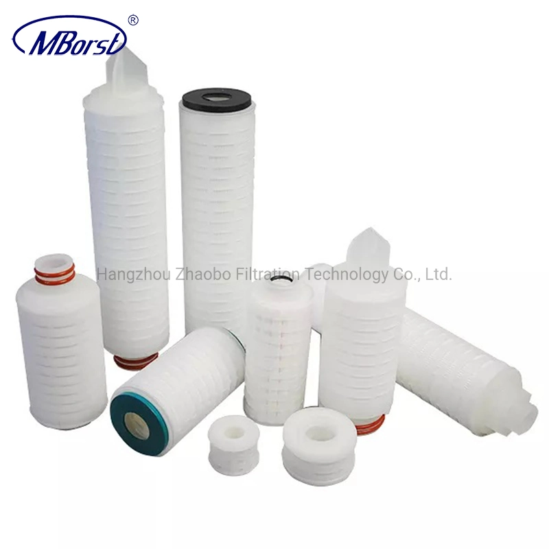 RoHS Certificated 1/10 Micron PP Ultra-High Dirt Holding Capacity Filter Cartridge for Fermentation Liquid Purification PU Paint Water Filters Soe DOE 10/20"