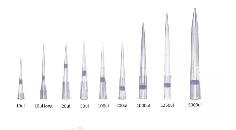 200UL Filtro Longo Pontas de pipeta com Rack, Banheira de venda filtrar as pontas de pipeta de ácido nucleico Testando 10UL 20UL 100UL 200UL 1000UL 5ml de 10ml