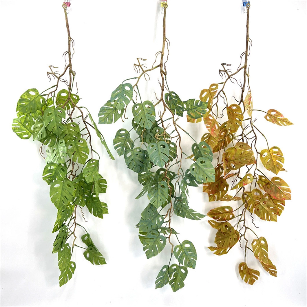 Artificial Willow Rattan Faux IVY Leaves Fern Foliage Vines Wall Hanging Bine Plant