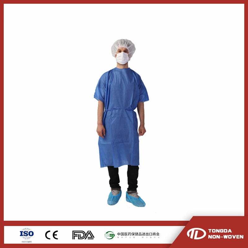 Factory Direct Price Hospital Gown Fabric Lab Medical Isolate Gown Medical Isolate Gown Medical