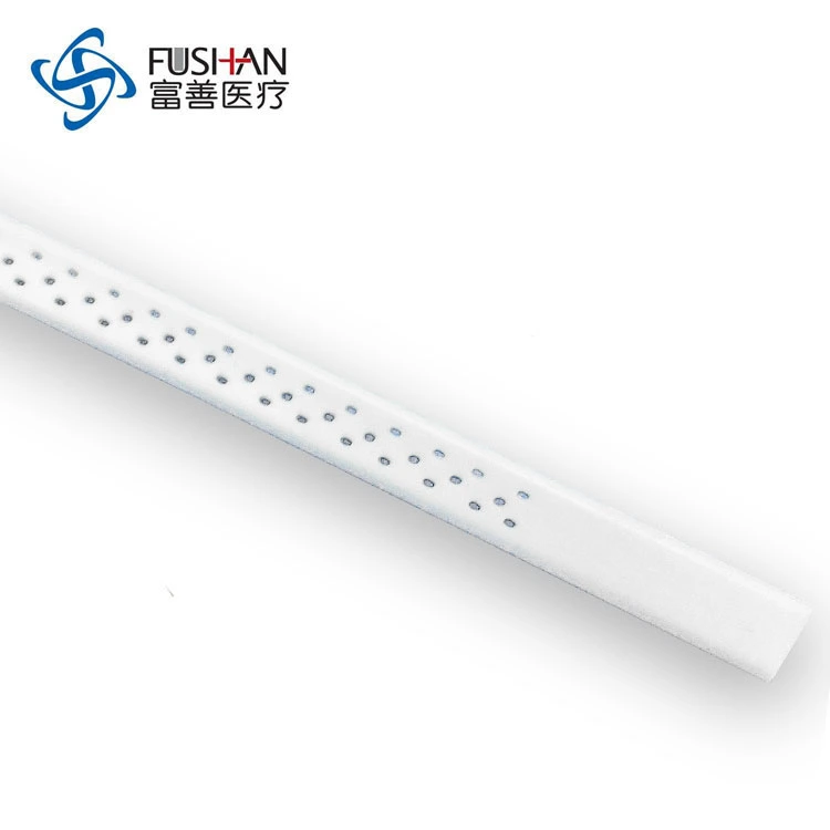 Fushan/OEM/ODM S-VAC Flat Perforated Silicone Drain System for Wound Drainage Kit Used in Hospitals with X-ray Opaque Line