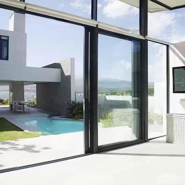 Superhosue Floor to Ceiling Aluminum Large Windows Fixed Glass Extra Large Picture Window Styles