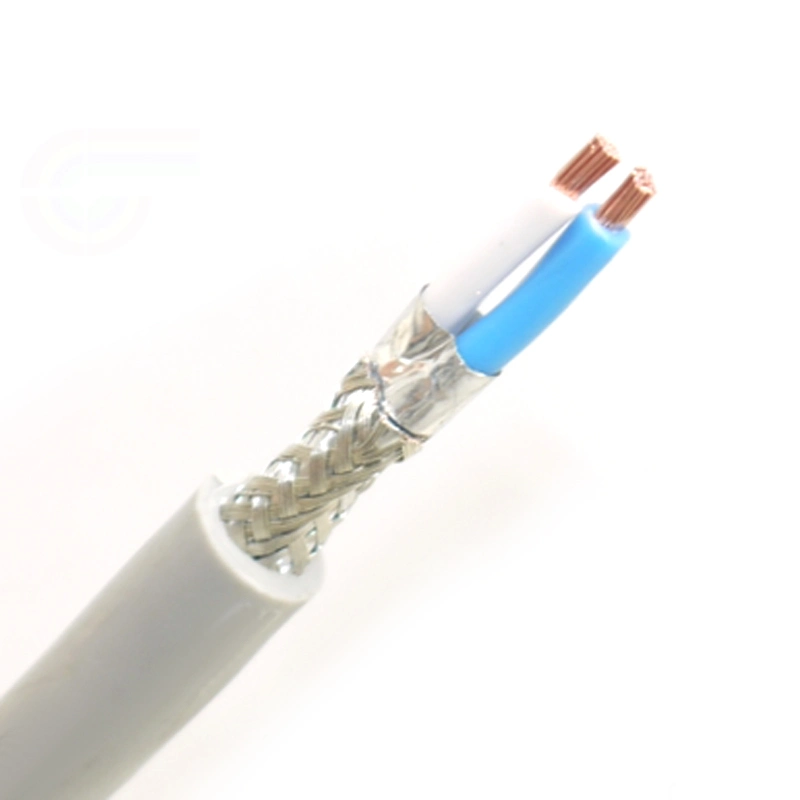 UL2405 2 4 6 Par trenzado blindado de doble núcleo de comunicaciones de cobre estañado retardante de llama de la señal de cable eléctrico