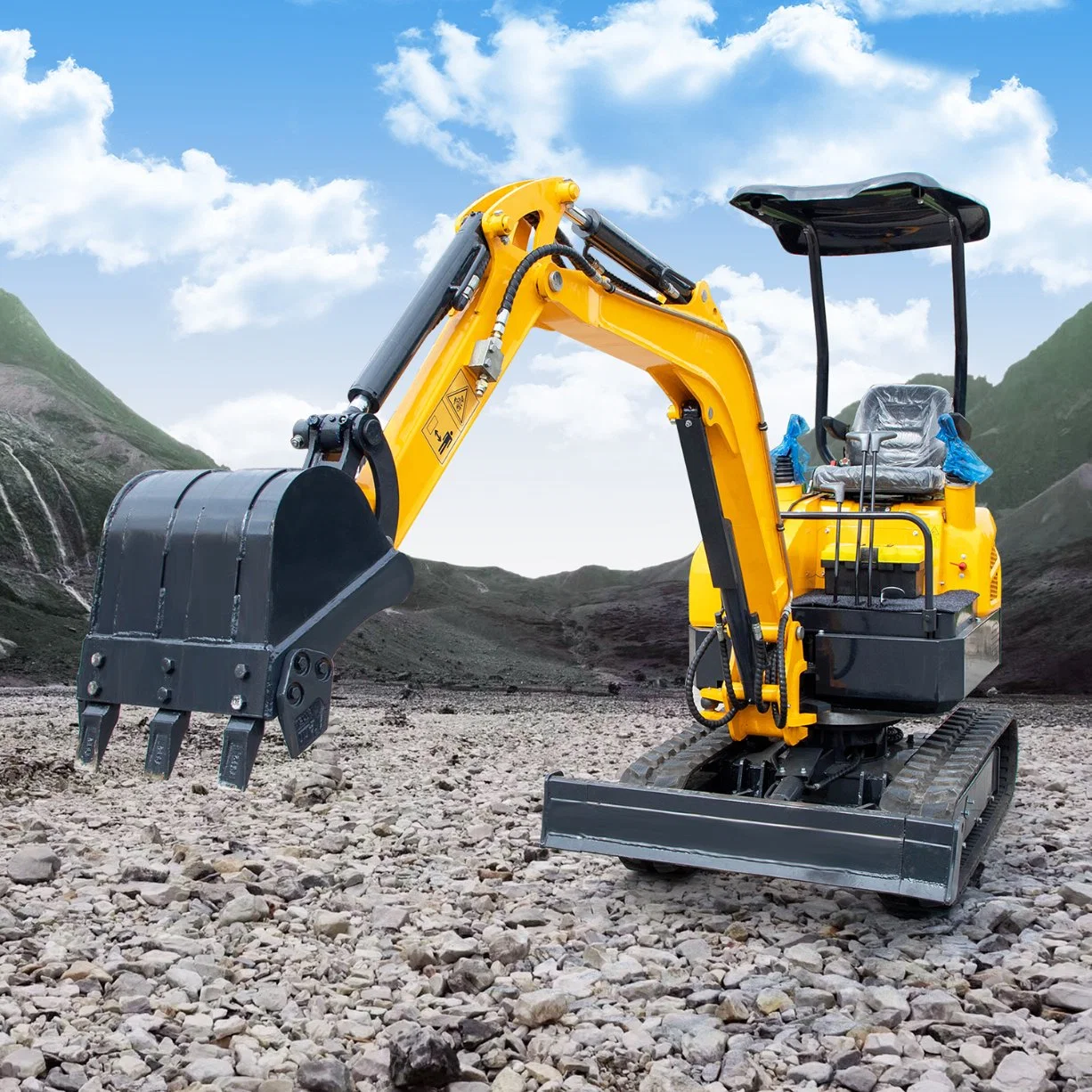 Construction Used Mini Excavator Machine with Famous Engine