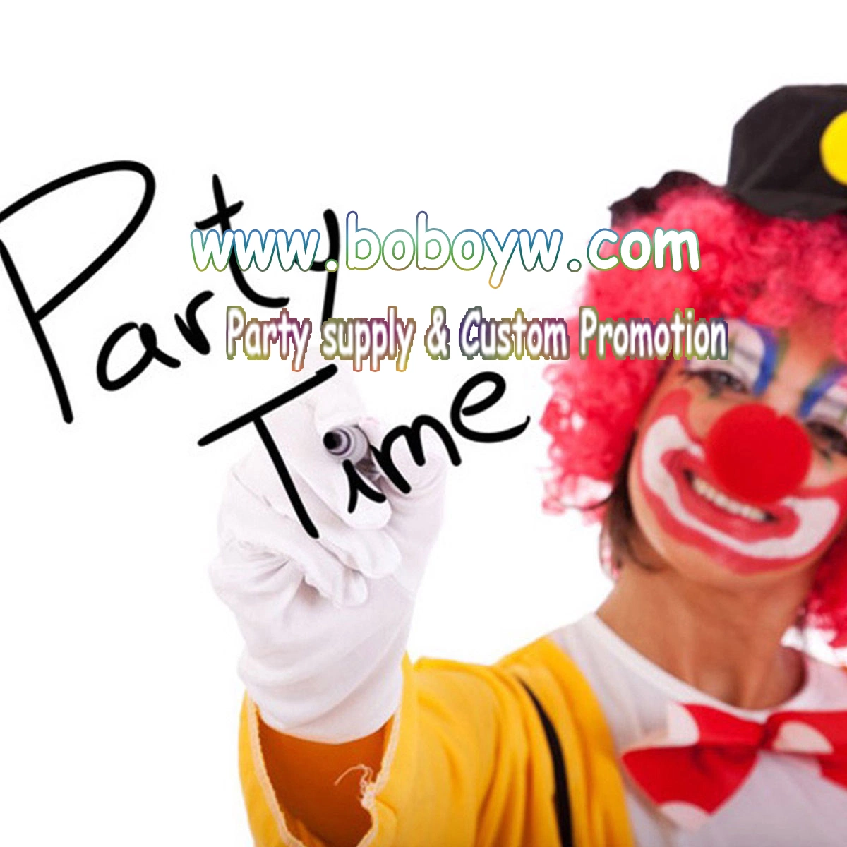 Wedding Birthday Clown Party Products Afro Wig School Children Sport Gifts (B2019)