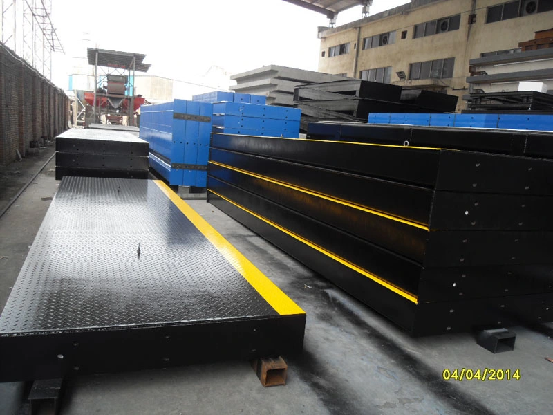 3X12m, 14m, 16m, 18m, 20m, 40t, 50t, 60t, 80t, 100t Surface Mounted Weighbridges with Loadcell Indicator and Software