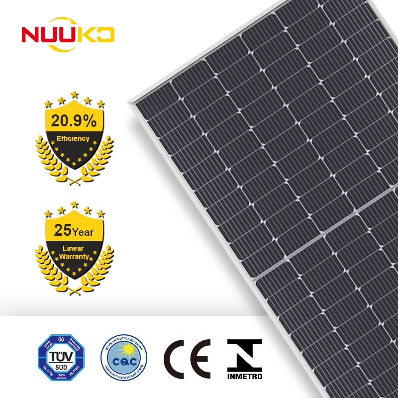 Nuuko Cheap Price Monocrystalline 430W 435W 440W 445W 450W 455W for Home Electricity with Solar Battery TUV/CE CB Retie Iecee ISO CQC IEC Inmetro