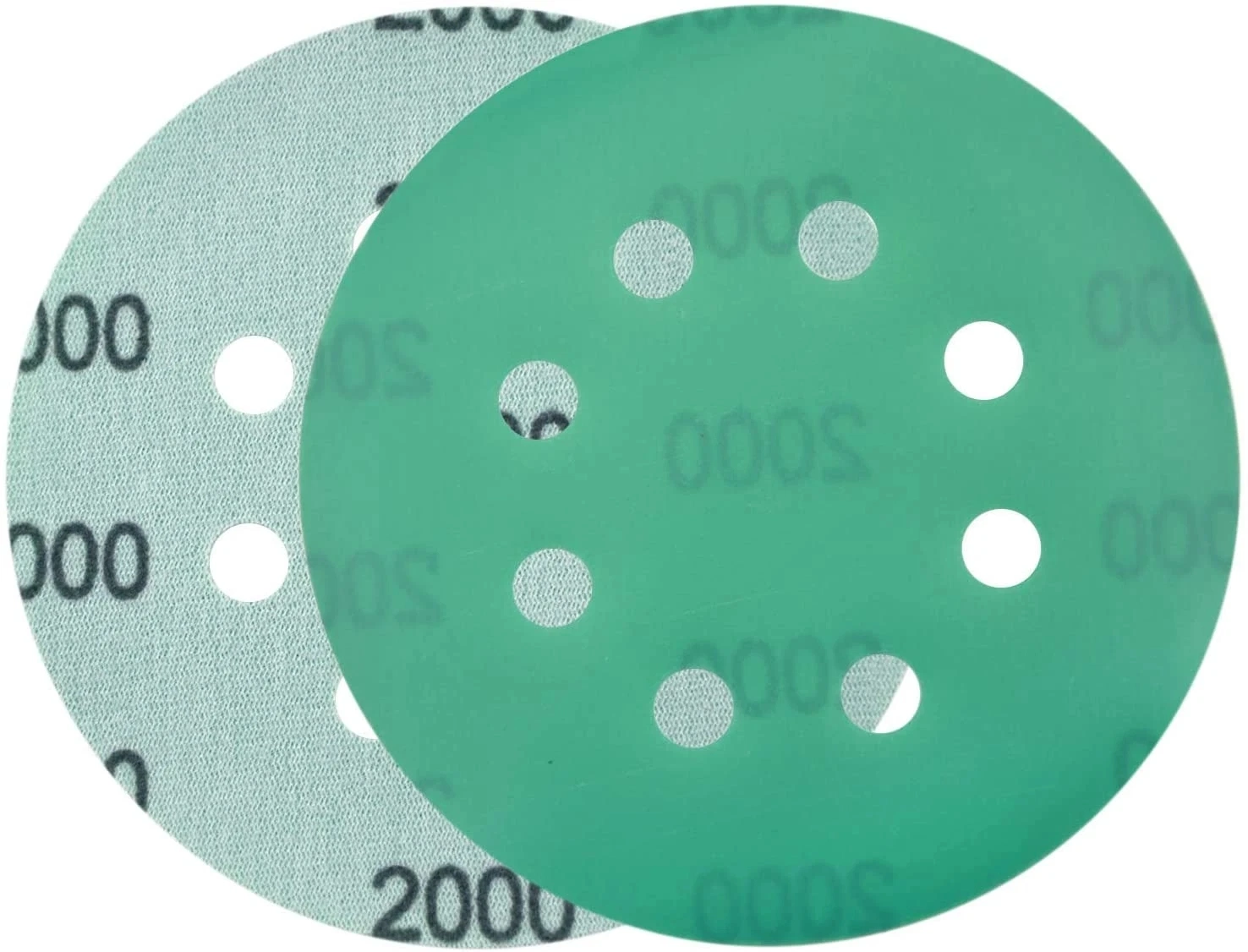 6holes 8 Holes 320 Grit 4inch Alumina Oxide Velcro Disc