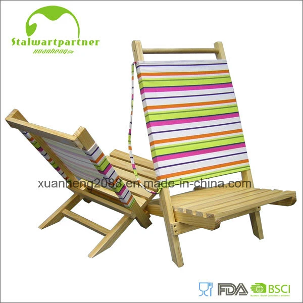 Fast Delivery Small Multifunctional Lawn Beach Collapsable Compact Foldable Portable Recliner Wood Outdoor Folding Picnic Camping Fishing Garden Backyark Chair