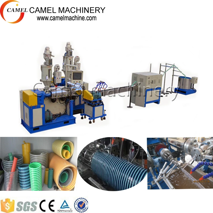 Production Line of PVC Suction Hose/Spiral Hose Pipe Extrusion Flexible Hose Equipment