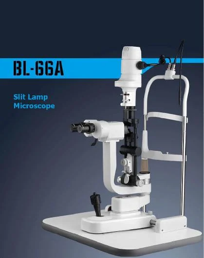 Examination Biomicroscopy Biomicroscope with Table Digital Slit Lamp Microscope Bl-66A