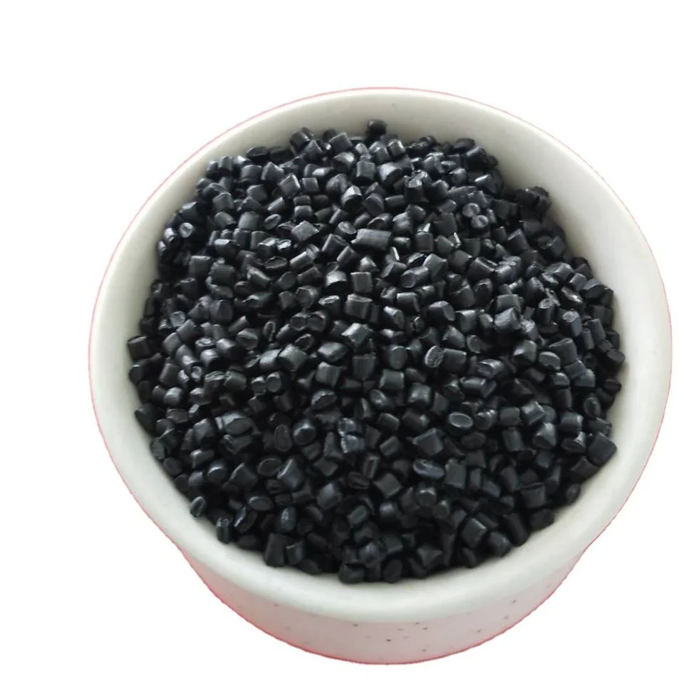 Pipe Grade HDPE PE100 Resin Virgin/Recycled Black Color HDPE Granules for Gas Transportation