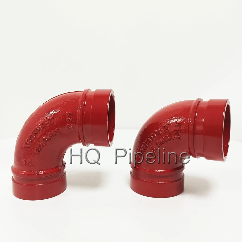 China High quality/High cost performance Good Price Ductile Iron Grooved Pipe Fittings UL/FM/CE