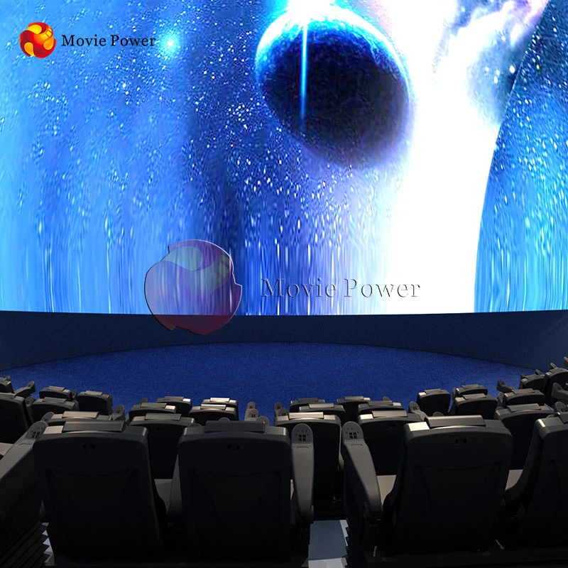 Amusement Theme Park Totally Immersive Dome Cinema 4D Motion Cinema Seat Equipment