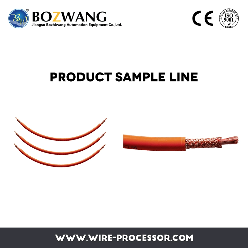 New Energy Computerized Terminal Crimping Machine/Wire Cutting and Stripping Machine for 50 Sqmm Cable with Rotary and Double Blades