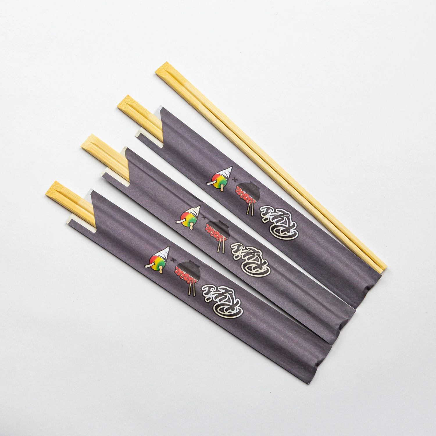 Factory Bamboo Disposable Carbonized Chopsticks for Sushi