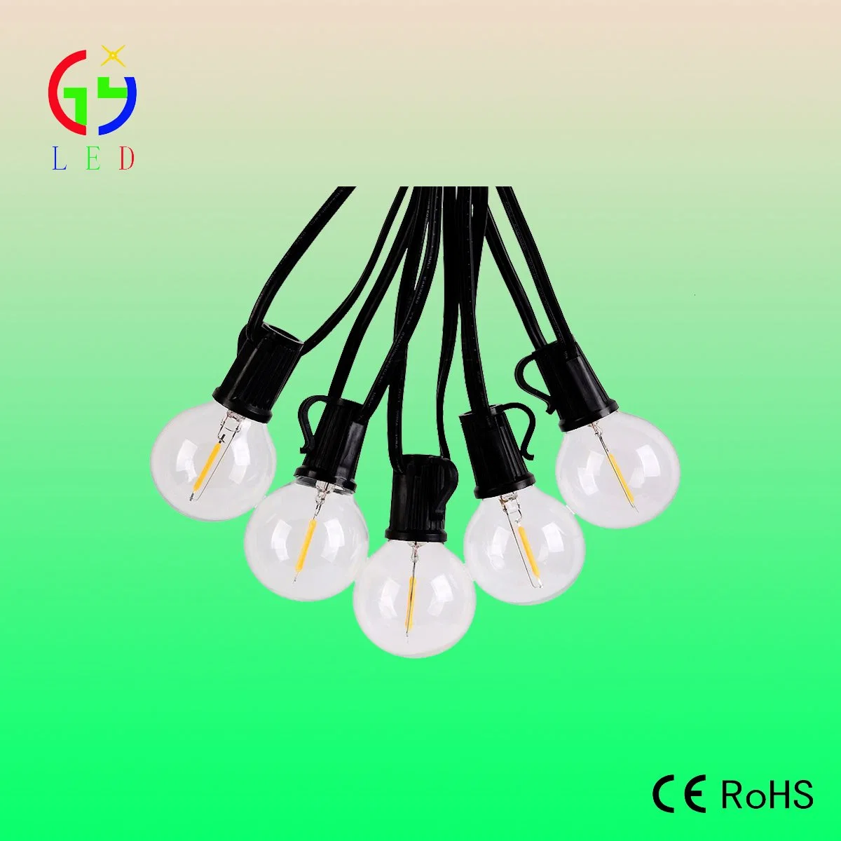 Commercial IP Class LED G40 E12 String Light Outdoor Party Lighting