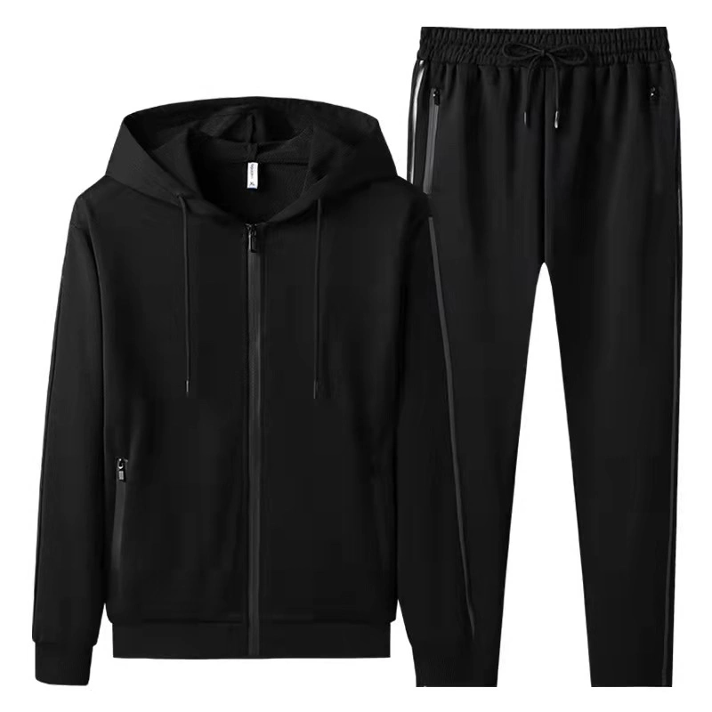 Chándal personalizada cultivos Activewear Hombres sudadera con capucha superior emparejador de carga de ropa deportiva Set