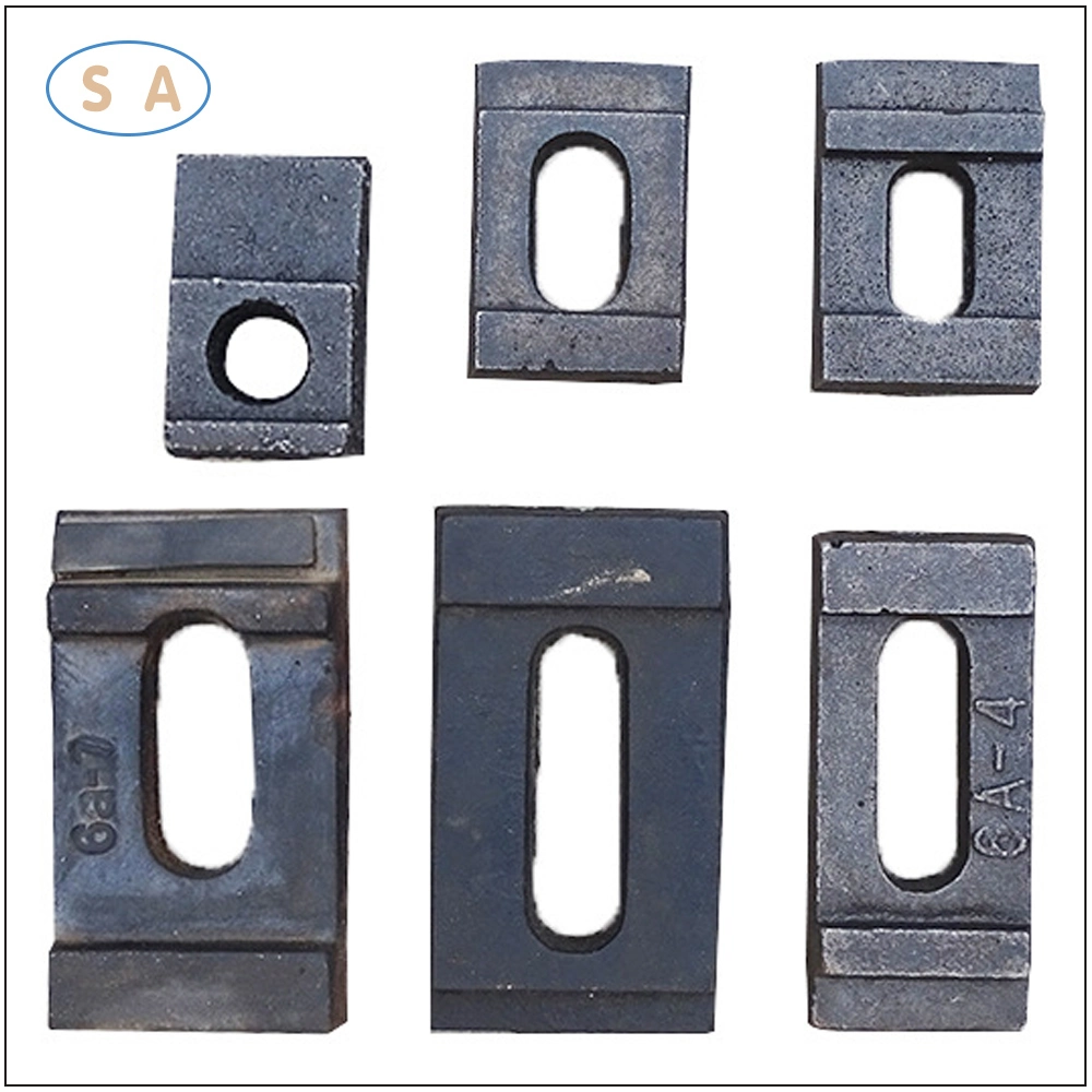 Railroad Brace Casting Fastening Plate Rail Tie Plate for Rail Construction