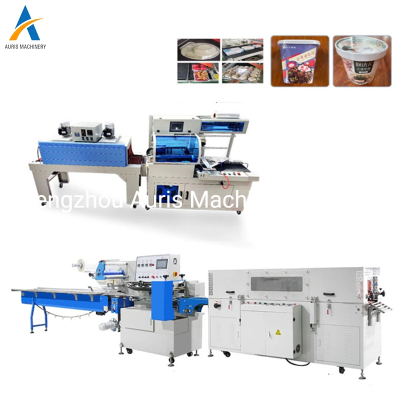 Full Automatic Pizza Flow Pack Bread Candy Soap Mask Vegetable Pillow Packing Machine