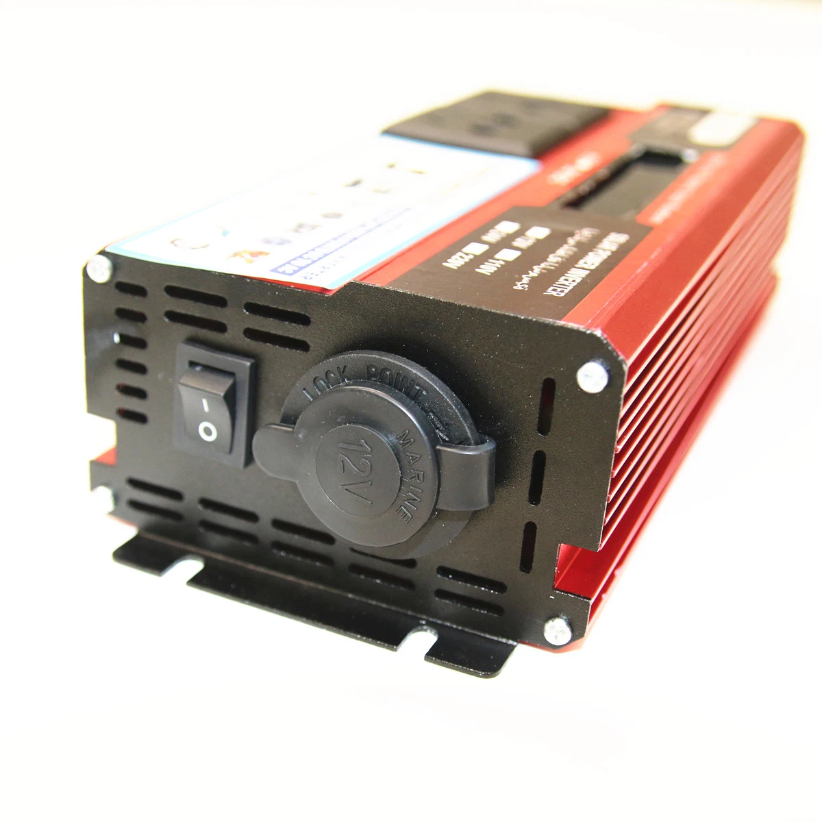 1500 Watt DC 12V bis AC 220V modifizierte Sinuswelle Wechselrichter mit USB-Anschluss und LCD-Display