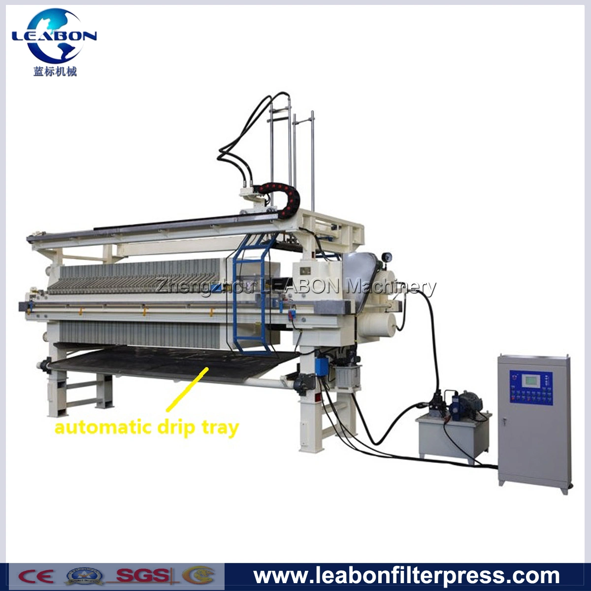 Auto PLC Controlling Membrane Filter Press for Refinery Oil Filter