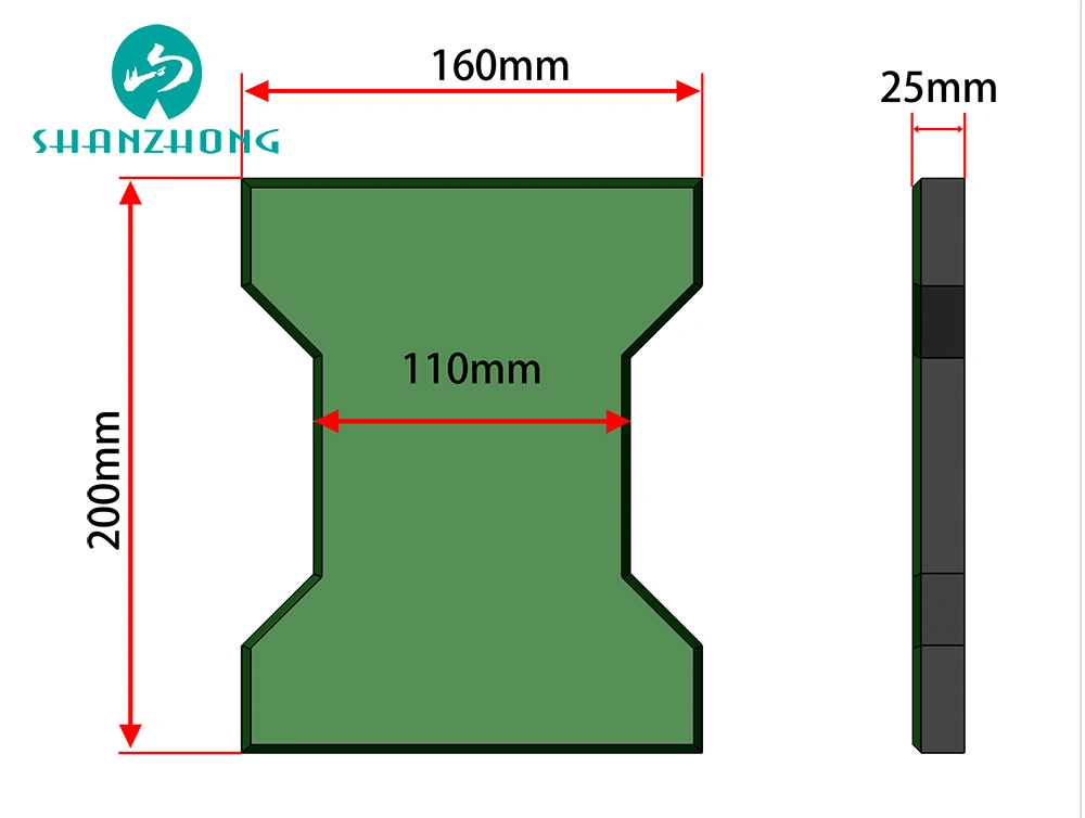 Suitable for Children&prime; S Playground Non-Slip, Square Fitness Area, I-Shaped Rubber Mat