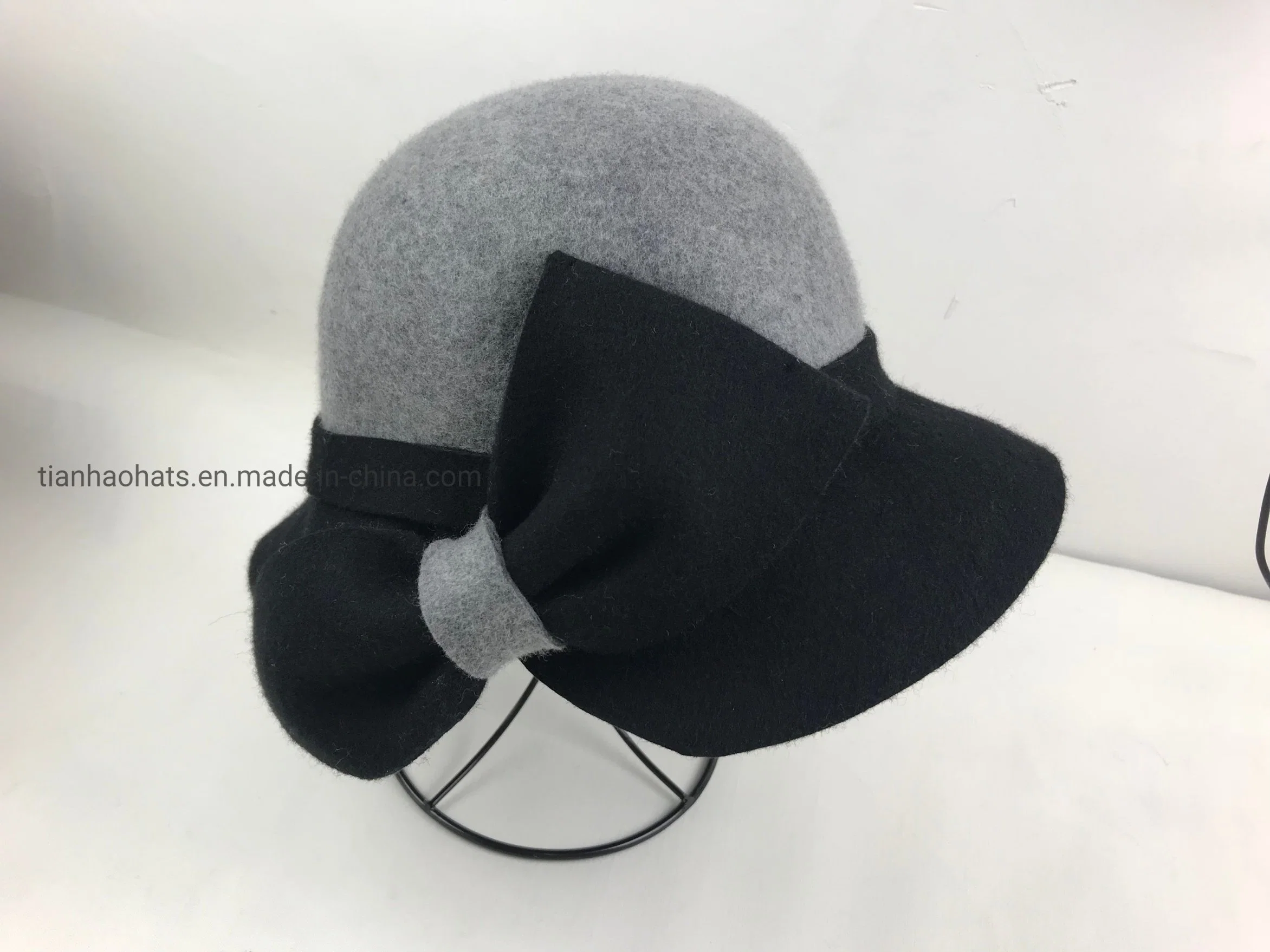 Wholesale/Supplier Fashion Women Wool Felt Cloche Hat