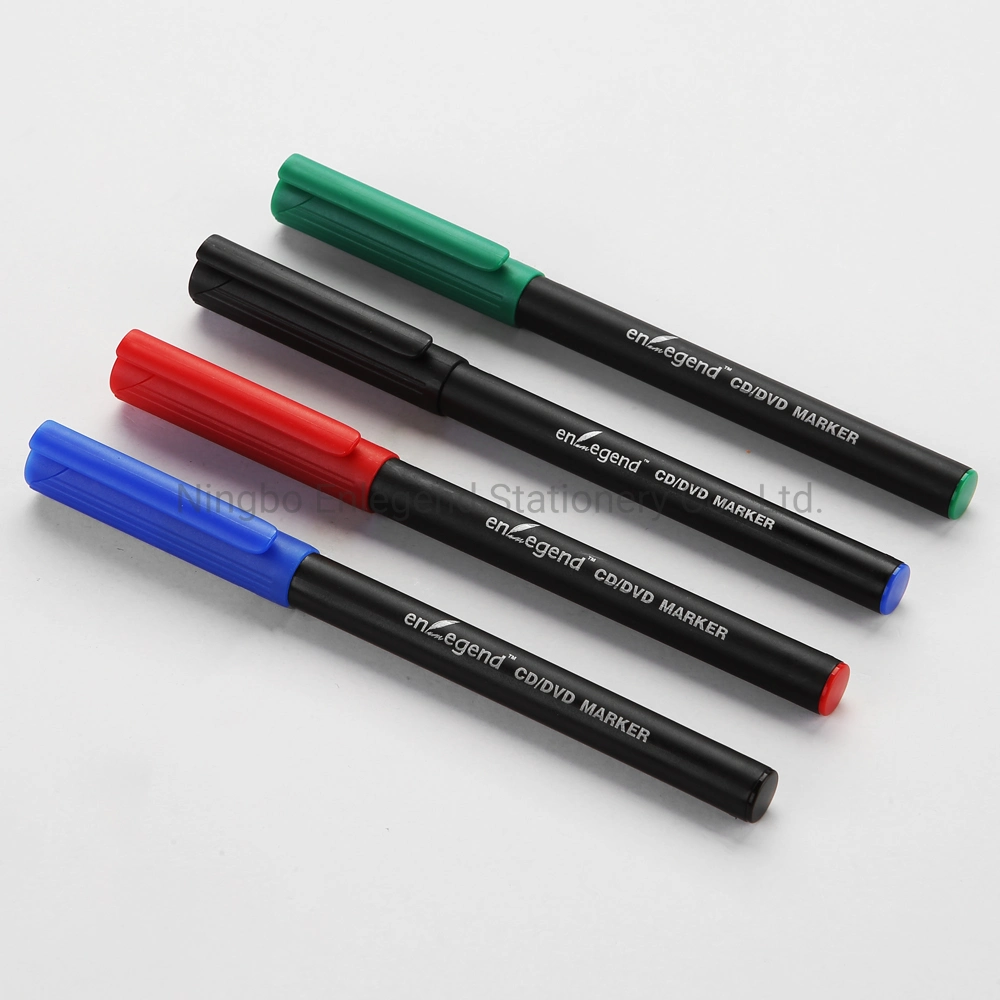 CD1006 Non-Removable CD DVD Marker Pen with Metal Resin Tip