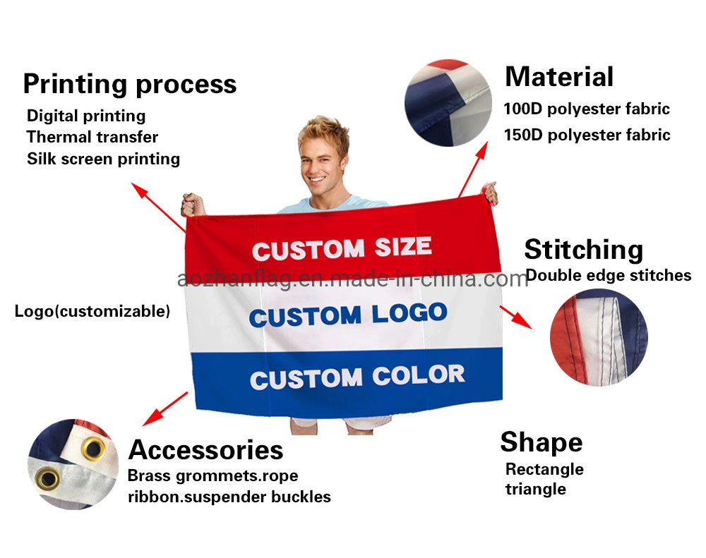 Wholesale/Supplier Professional Large Flag Banner Screen Printed Custom Flags