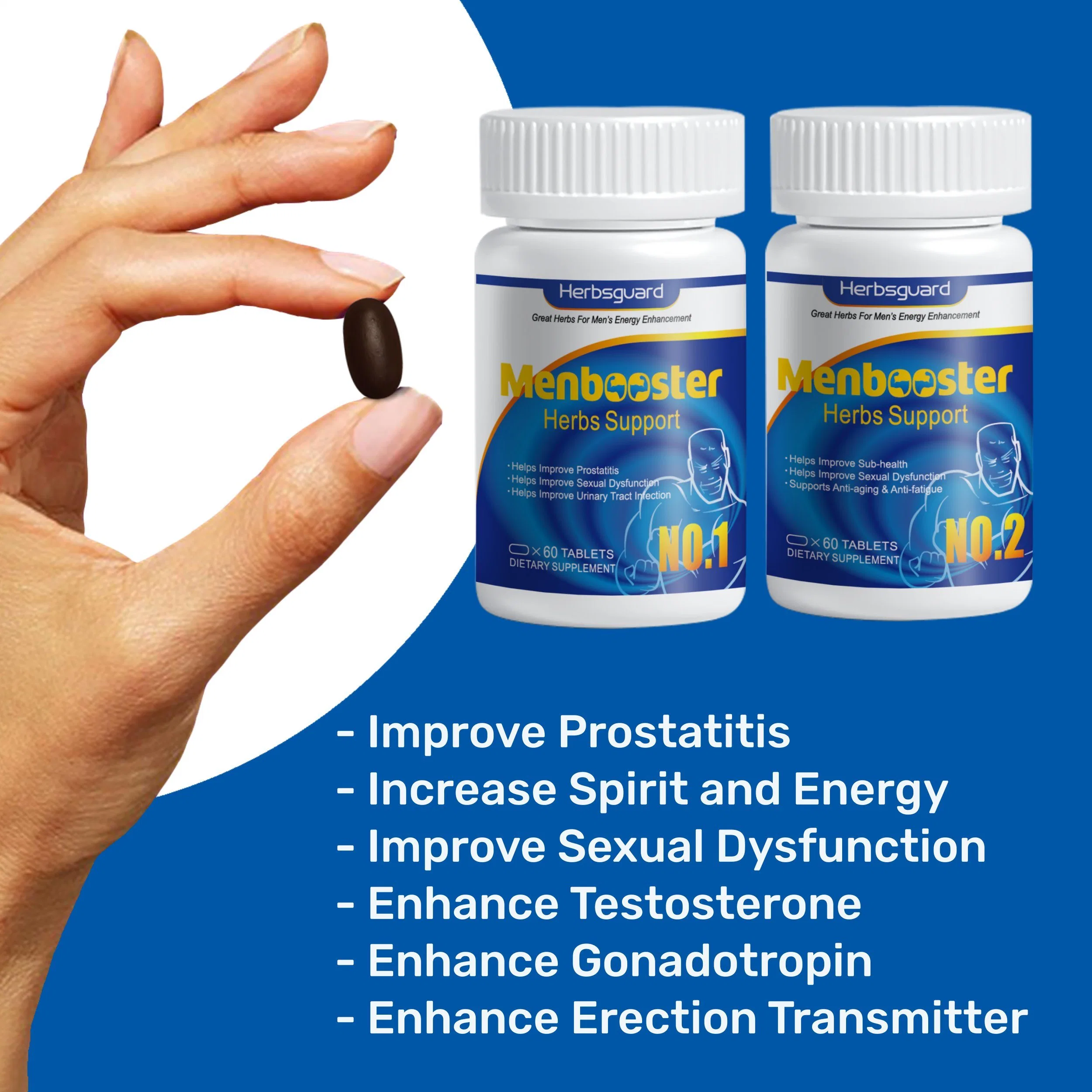 Medoncare Private Label Male Sexual Pills for Penis Harden and E Rection Dysfunction