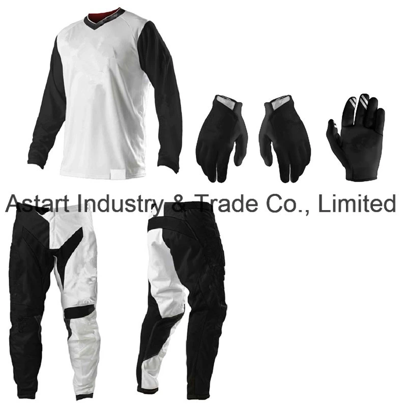 ملابس رياضية متموتوكروس مصنوعة حسب الطلب بتصميم مصنّع من قبل مصنعي المعدات الأصلية باللون الأسود Mx/MTB